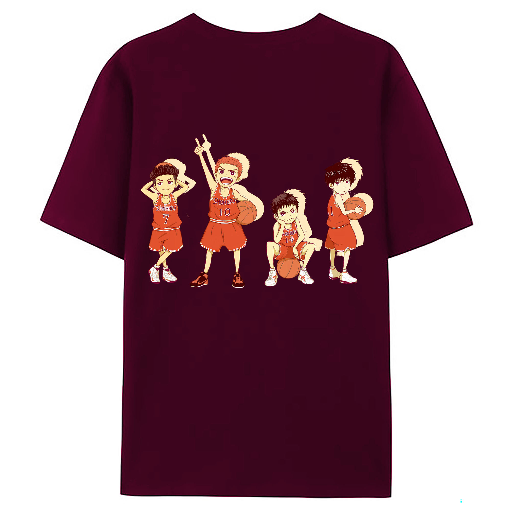 （画像用） SLAM DUNK／スラムダンク レディース半袖Tシャツ(バックプリント)